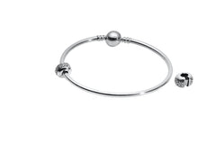 Silver Bracelet with 2 Spacers Beads - The Peace Of God®