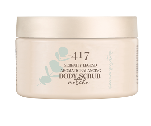 Aromatic Balancing Body Scrub – Matcha body care , 400 gr . Minus 417 - The Peace Of God®