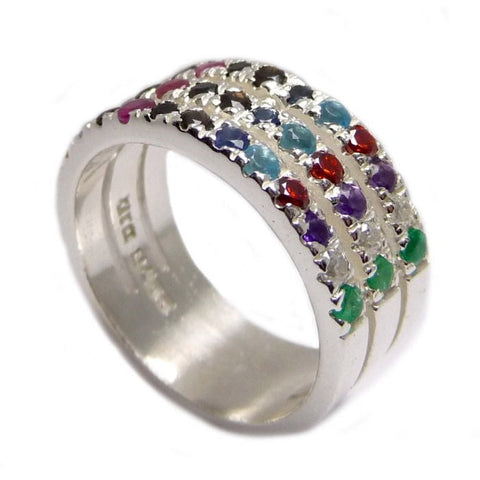 The breaststones ring - three rows - The Peace Of God